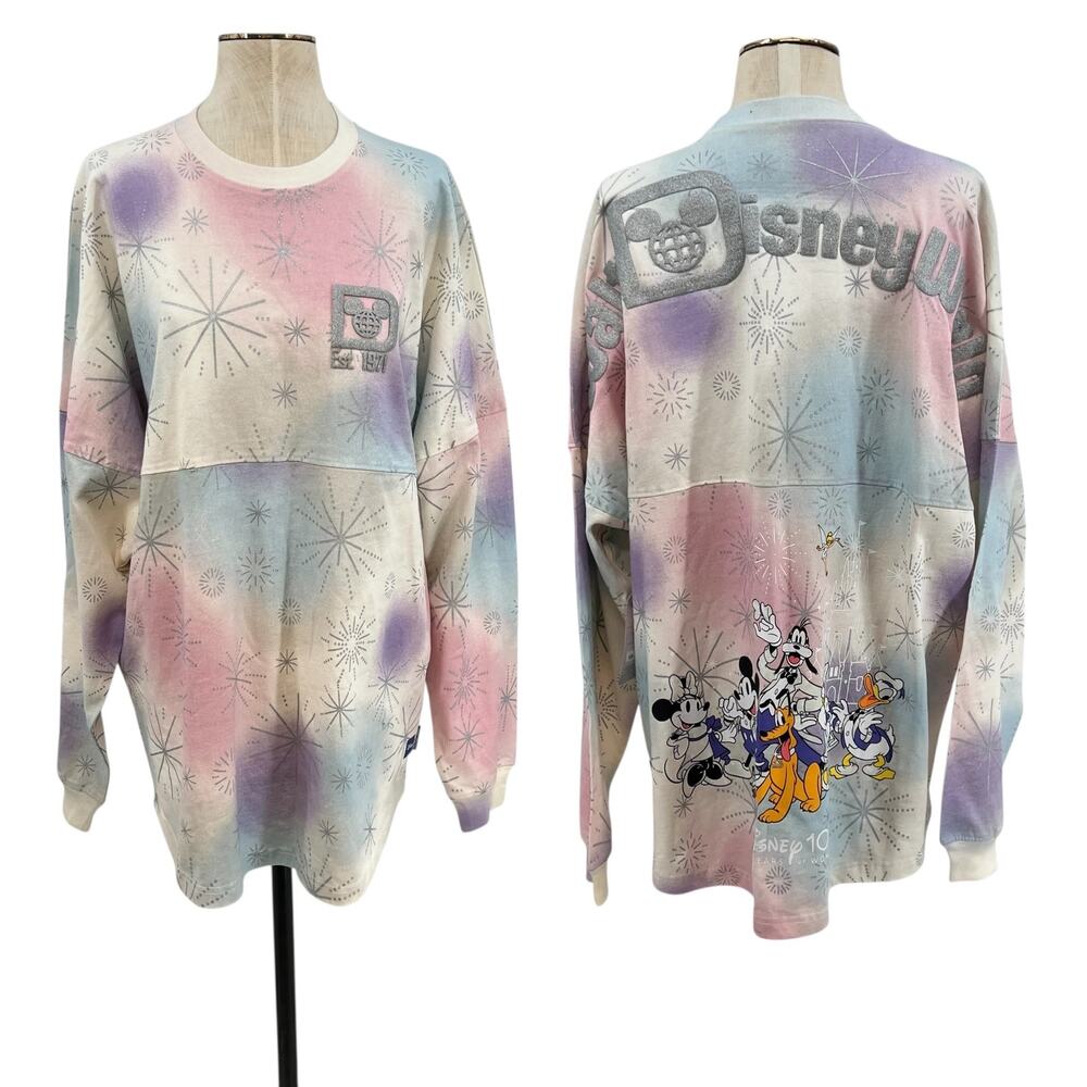Disney World Mickey Mouse Friends Disney100 Spirit Jersey Shirt Size‎ Large